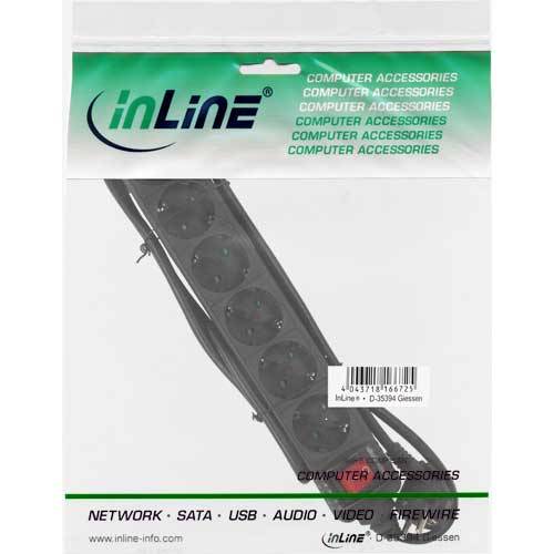 InLine - Steckdosenleiste - Ausgangsanschlüsse: 6