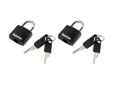 Hama "2 Keyed Padlocks" - Schloss für Gepäck