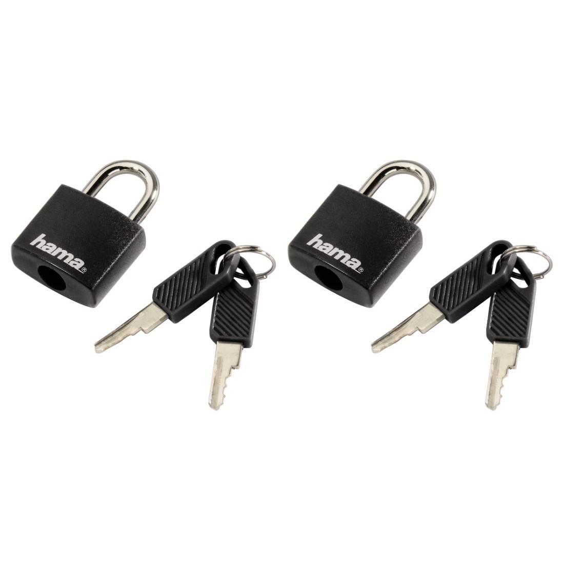 Hama "2 Keyed Padlocks" - Schloss für Gepäck