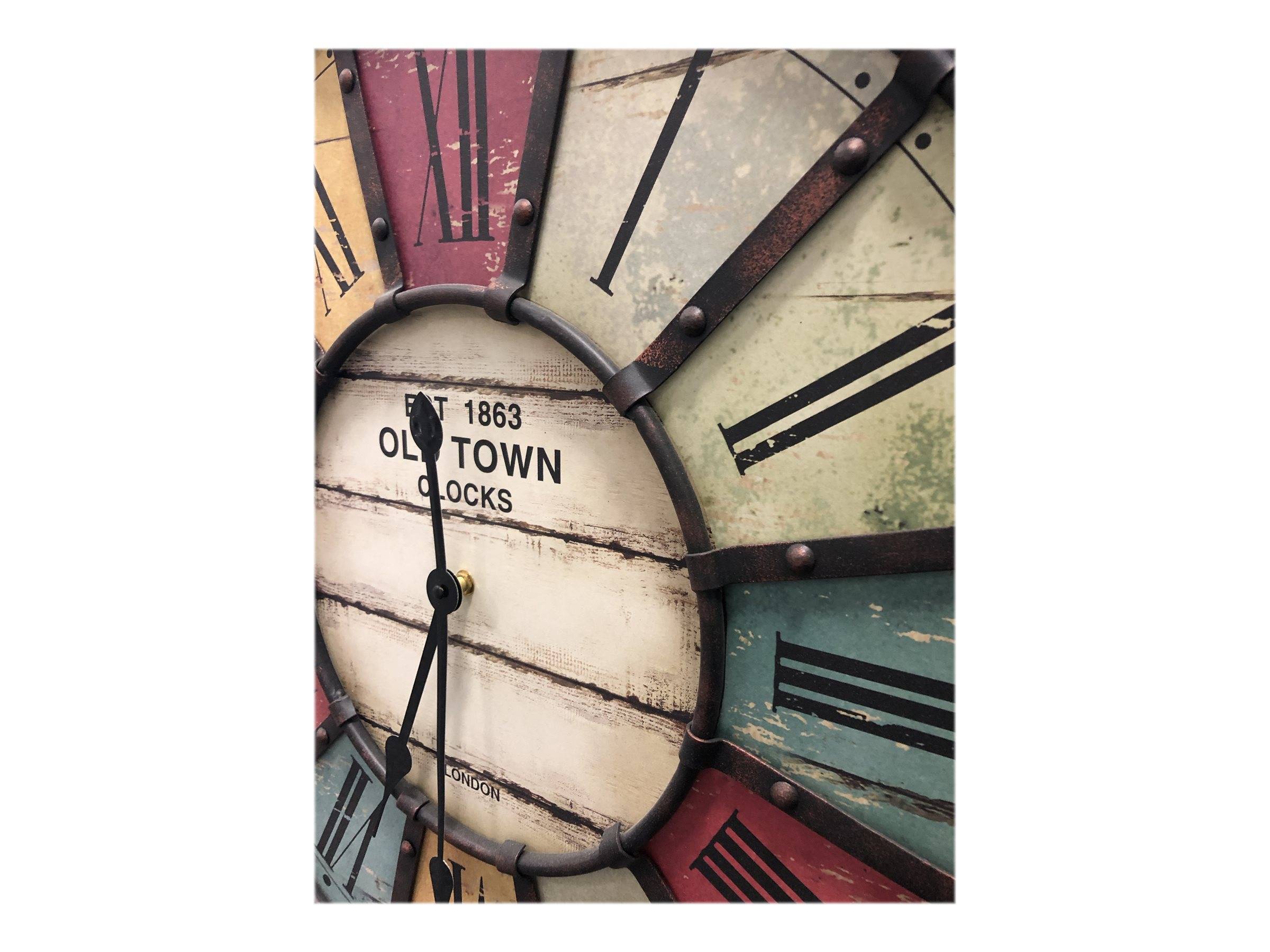 TFA Vintage XXL - Uhr - Quarz - geeignet für Wandmontage