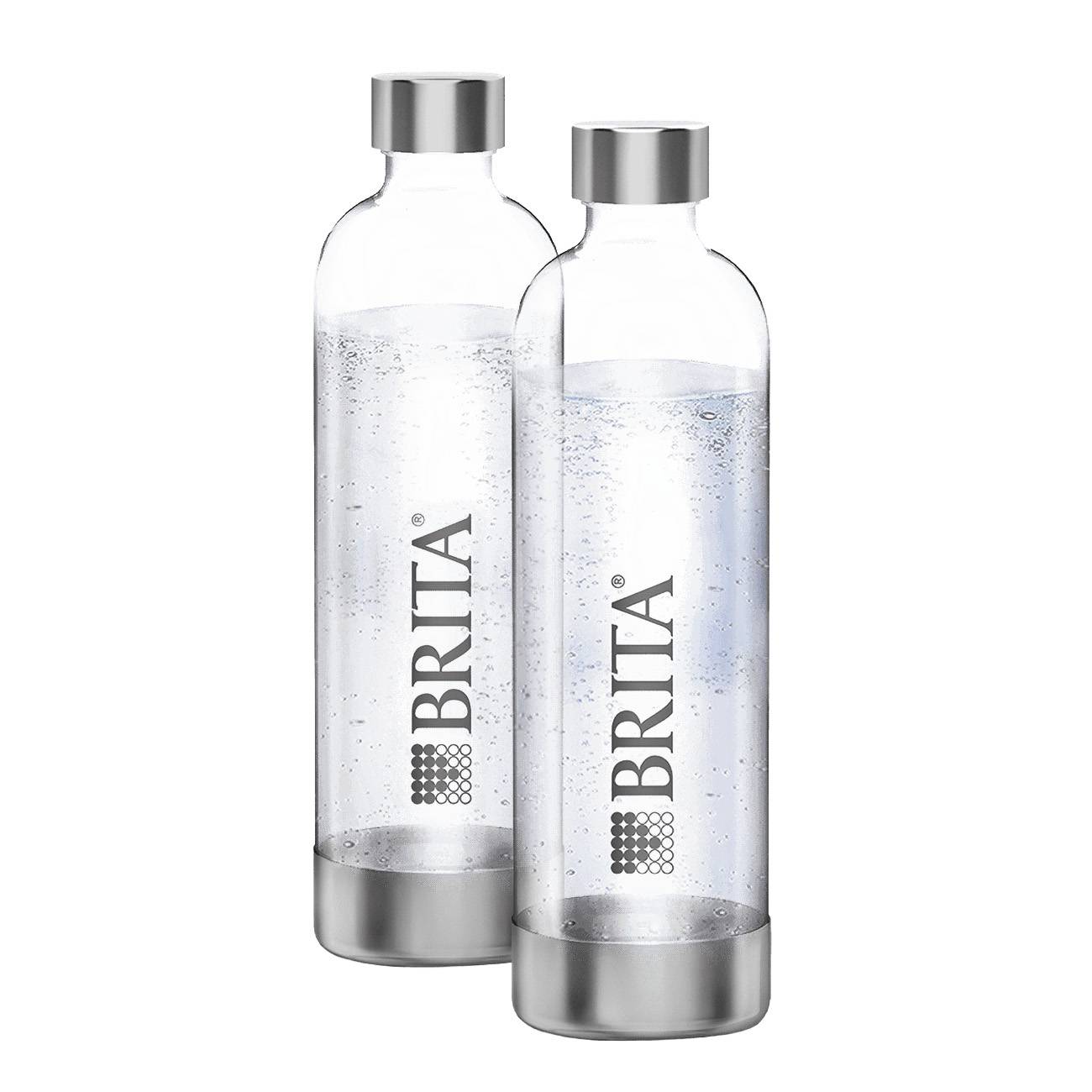 BRITA sodaONE PET Flaschen 1 Liter 2-Pack Wassersprudler Zubehör