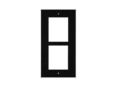 2N TELECOMMUNICATIONS - 2N 2 Modules - Befestigungsrahmen - Schwarz