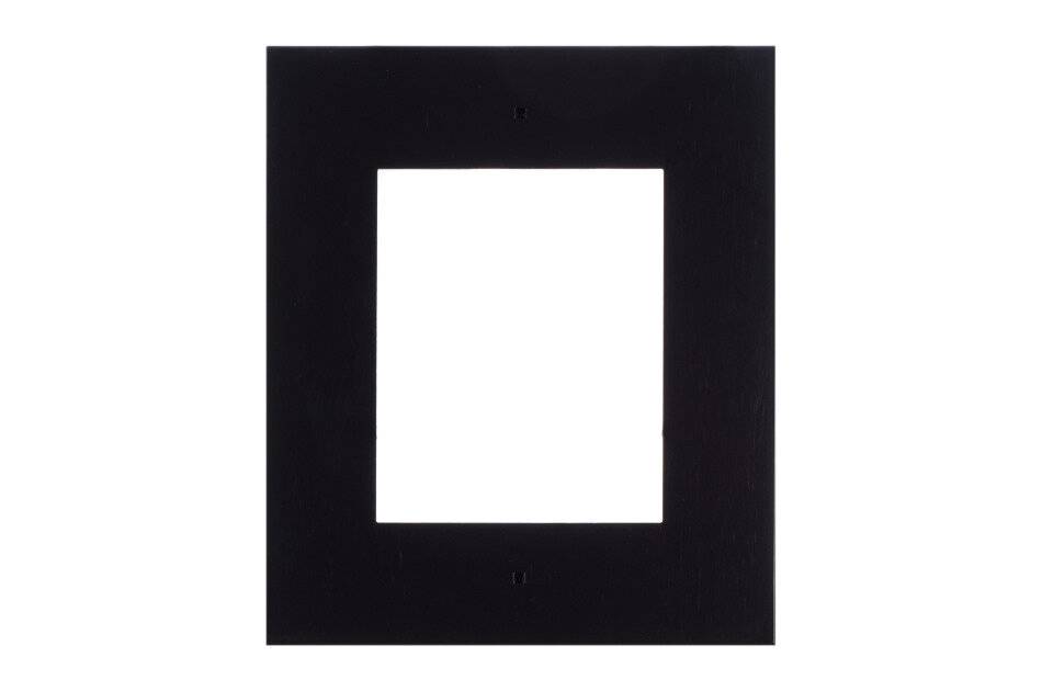 2N IP Verso Flush Frame 1M blk, Frontblende, für Unterputz Montage, für eine 2N IP Verso Moduleinheit, schwarz