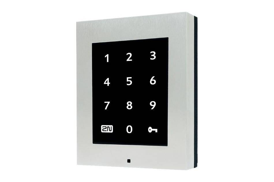 2N Access Unit 2.0 Touch Keyp, Netzwerk Zutrittseinheit mit Controller, Touch Tastatur, 12VDC, PoE, IP54, IK08