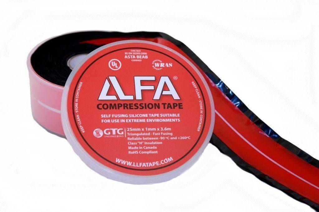 GTG LLFA Tape Kompressionsband, 25mm x 1mm x 3,6m