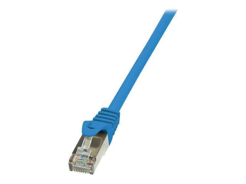 LogiLink Patchkabel CAT5e SF/UTP AWG26 0,25m blau