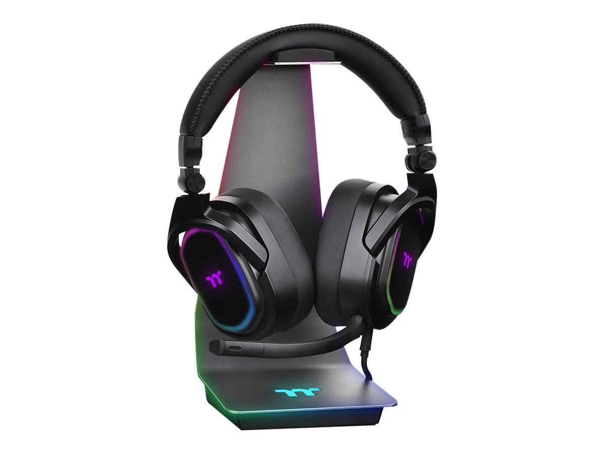Thermaltake ARGENT HS1 RGB Headset Stand - Hub - 2 x SuperSpeed USB 3.0 - Deskto
