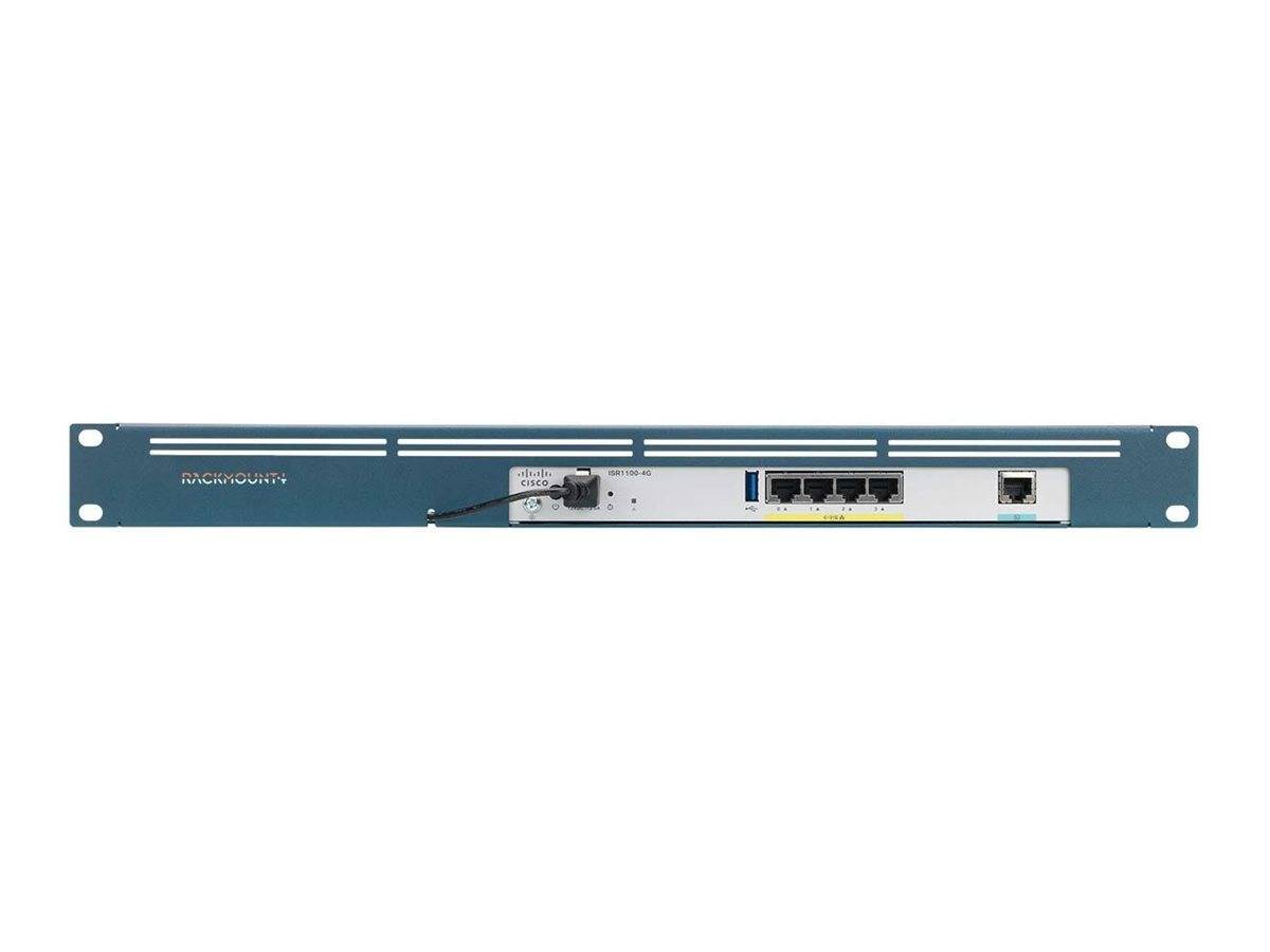 Rackmount.IT CISRACK RM-CI-T11 - Montagesatz für Netzwerkgeräte - Rack montierbar - Metallisch Blau - 1U - 48.3 cm (19"")