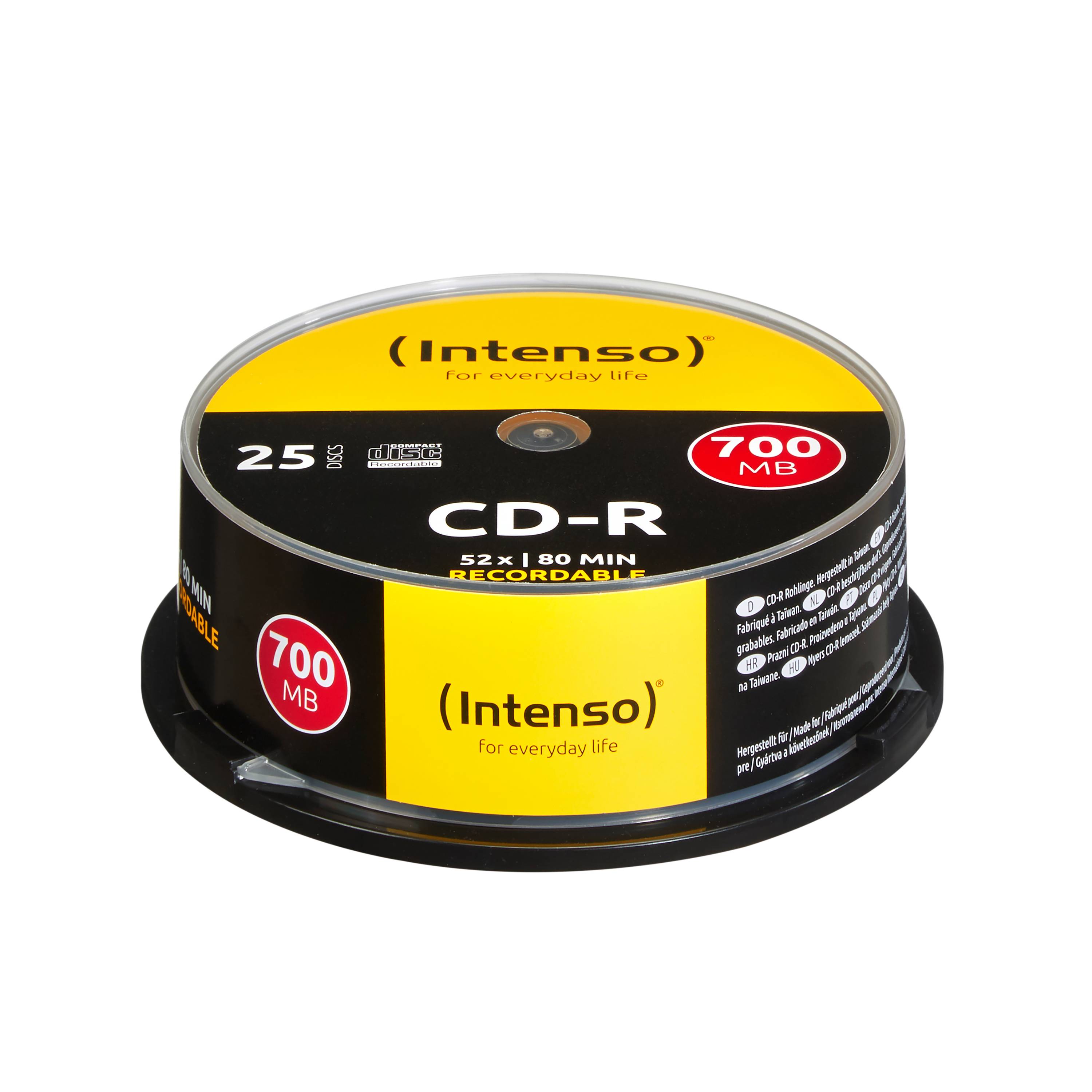 Intenso - 25 x CD-R - 700 MB (80 Min) 24x - Spindel
