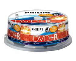 Philips DVD+R 4.7 GB 16x CB (25)
