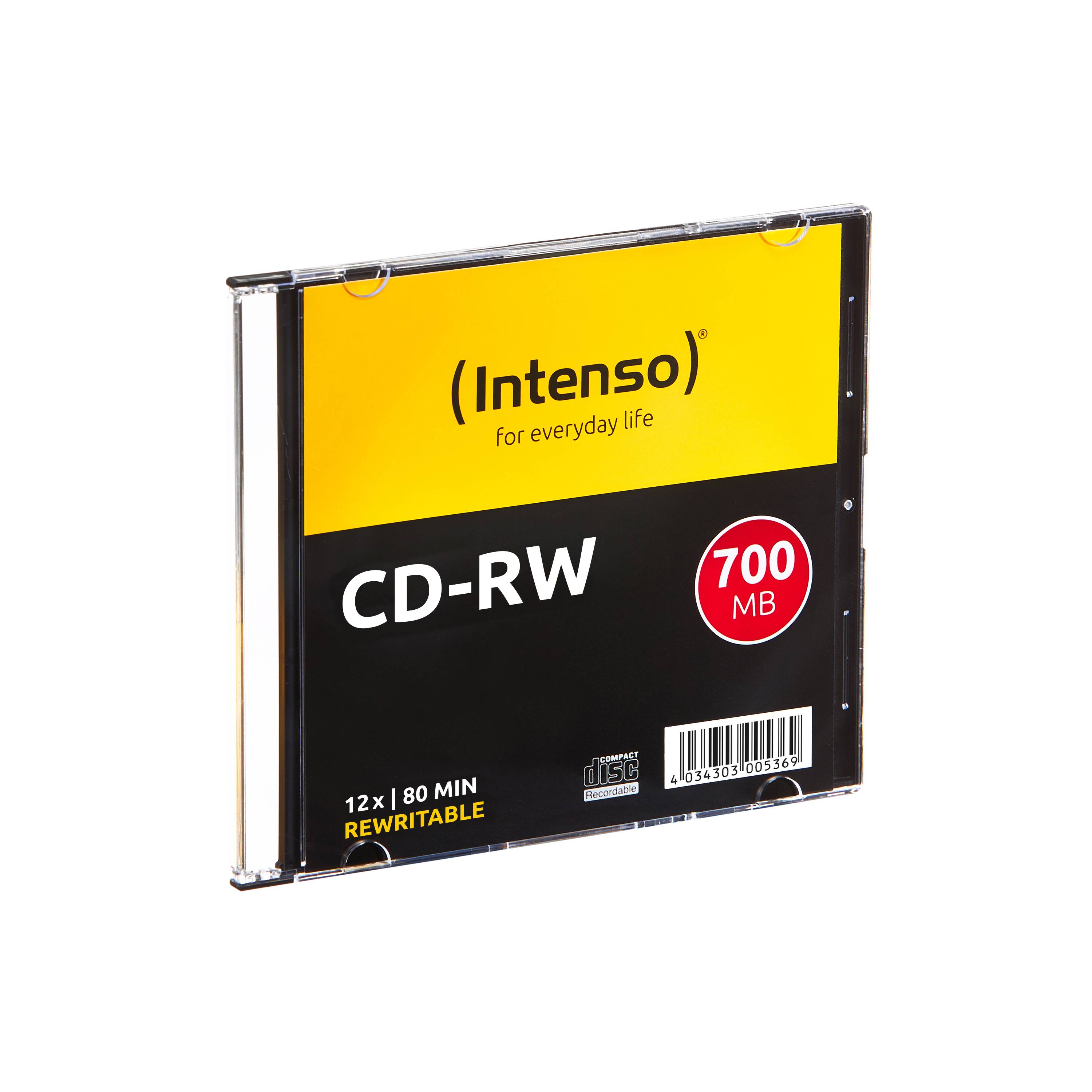 Intenso - 10 x CD-RW - 700 MB (80 Min) 12x