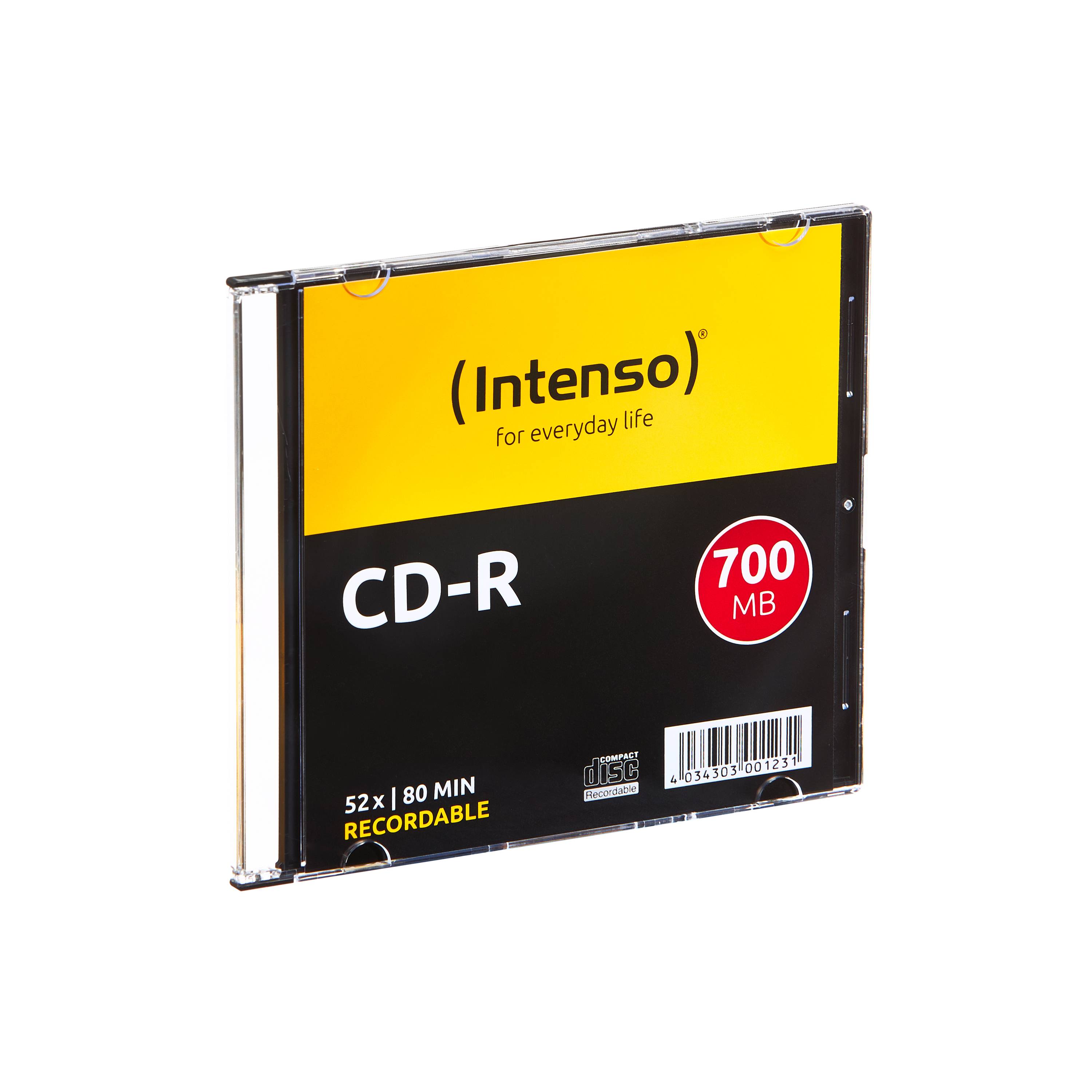 Intenso - 10 x CD-R - 700 MB (80 Min) 40x - Slim