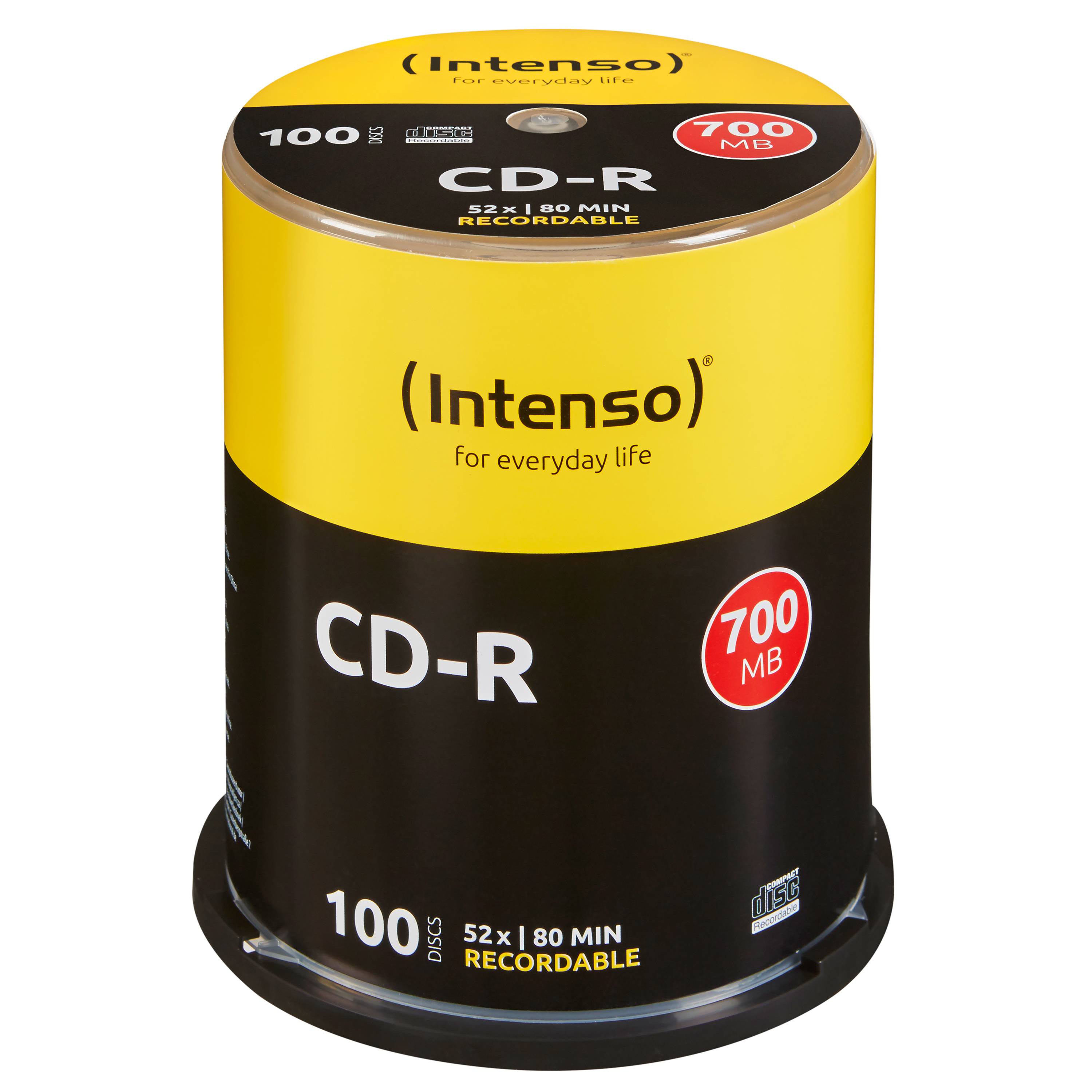 Intenso - 100 x CD-R - 700 MB (80 Min) 52x