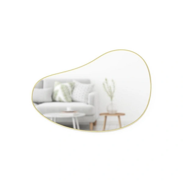 1018529-104 - HUBBA Pebble organisch geformter Dekospiegel, messing 1018529-104 - HUBBA Pebble organisch geformter Dekospiegel, messing