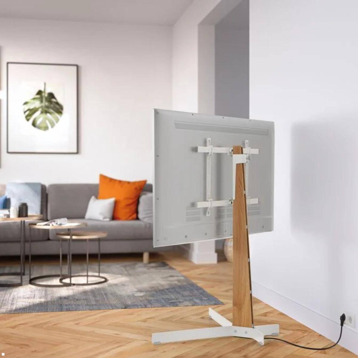 Vogels COMFORT TVS 3695W TV Ständer 40 - 77 Zoll, Eiche / weiß