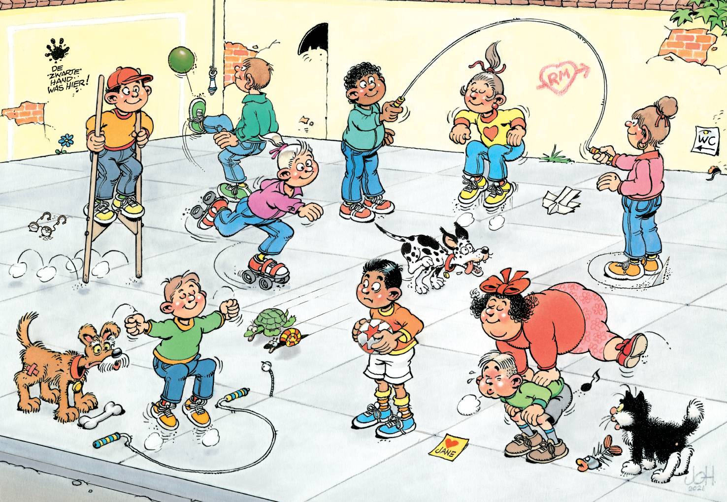 Jan van Haasteren Junior 4 Zeit zum Spielen 240 Teile Puzzle