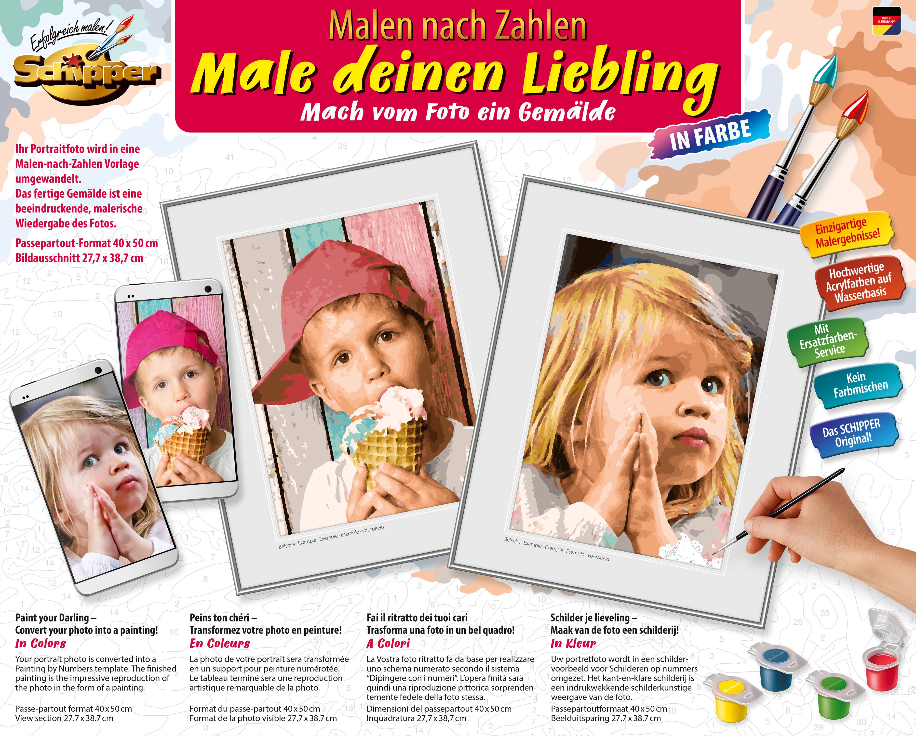 Schipper 602130733 Male deinen Liebling in Farbe Malen nach Zahlen