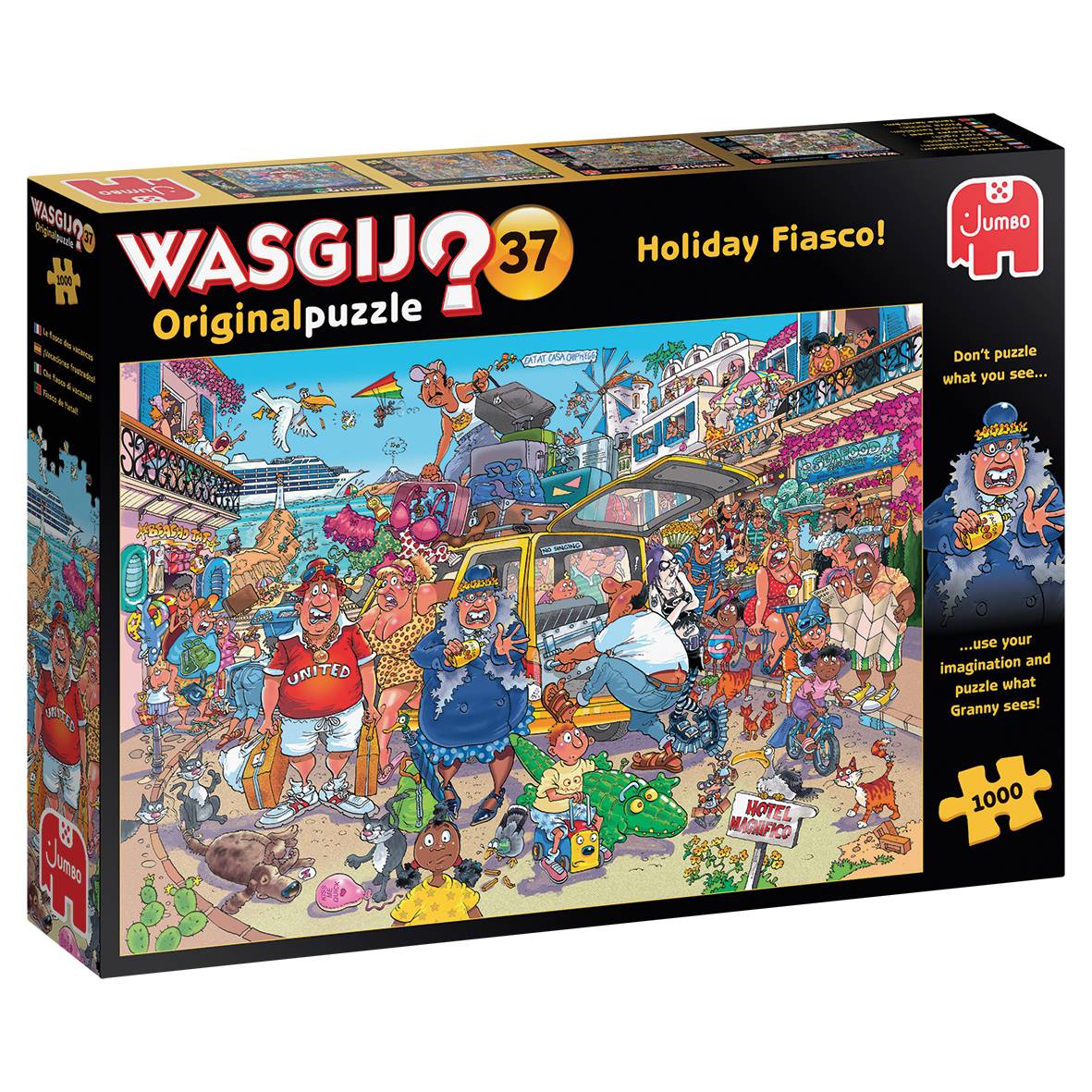 Wasgij Original 37, Ferien-Fiasco!, 1000 Teile Puzzle