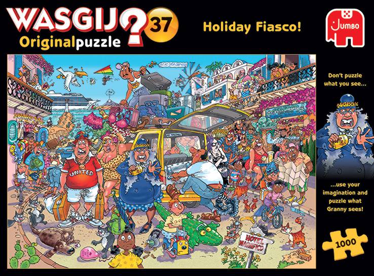 Wasgij Original 37, Ferien-Fiasco!, 1000 Teile Puzzle