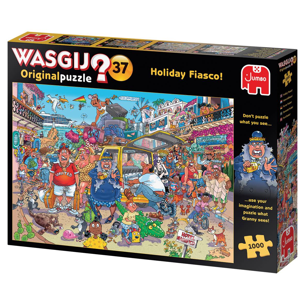 Wasgij Original 37, Ferien-Fiasco!, 1000 Teile Puzzle