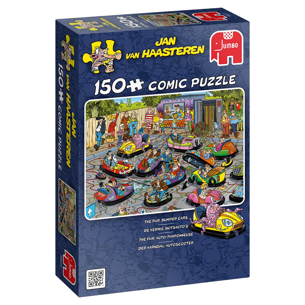 JUMBO 19037 Jan van Haasteren – Der Karnaval, Autoscooter (150 Teile)