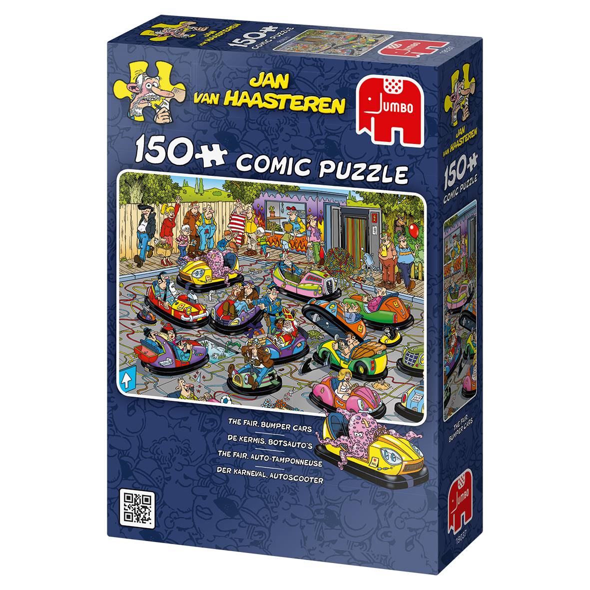 JUMBO 19037 Jan van Haasteren – Der Karnaval, Autoscooter (150 Teile)