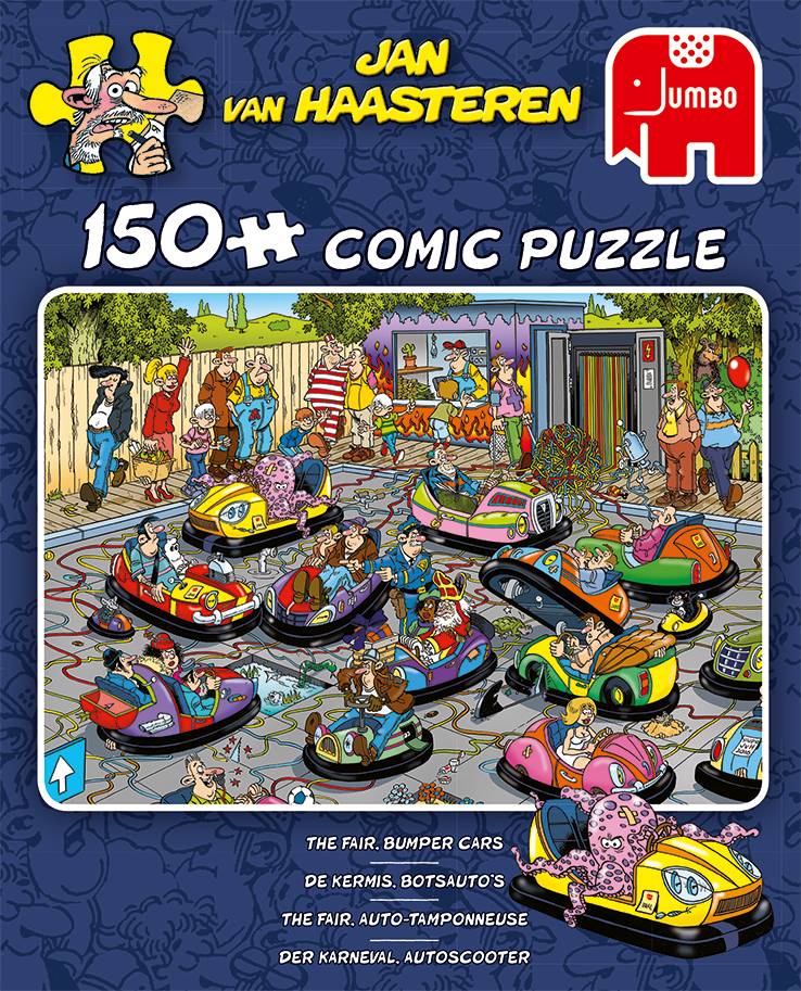 JUMBO 19037 Jan van Haasteren – Der Karnaval, Autoscooter (150 Teile)
