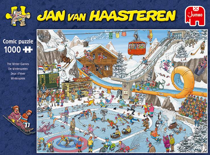 Jumbo 19065 Jan van Haasteren Winterspiele 1000 Teile Puzzle