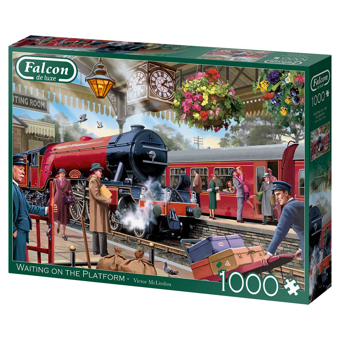 Falcon 11250 Victor McLindon Waiting on the Platform 1000 Teile Puzzle