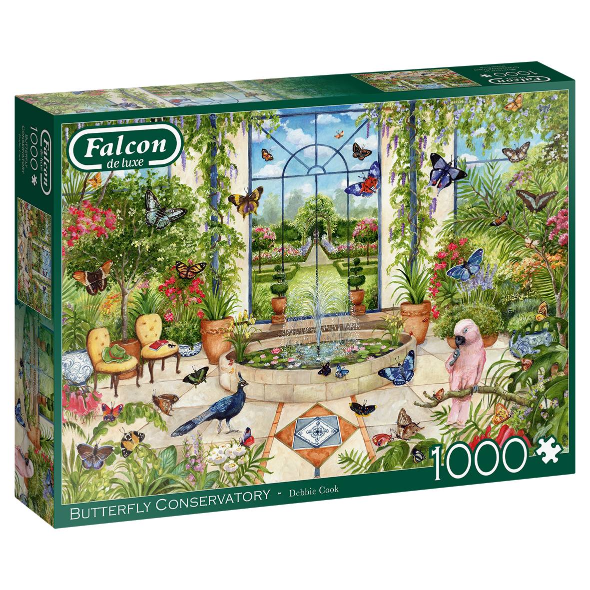 Falcon 11255 Debbie Cook Schmetterlingskonservatorium 1000 Teile Puzzle