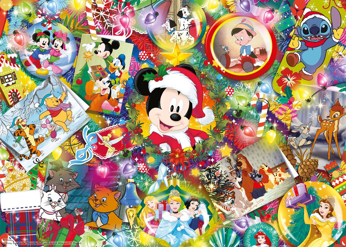 Jumbo 18876 Disney Pix Collection Weihnachten 1000 Teile Puzzle
