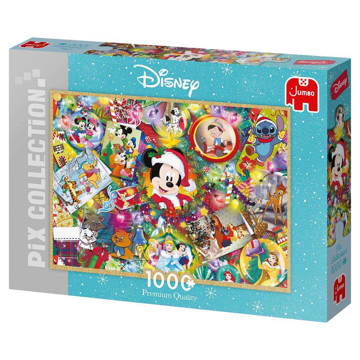 Jumbo 18876 Disney Pix Collection Weihnachten 1000 Teile Puzzle