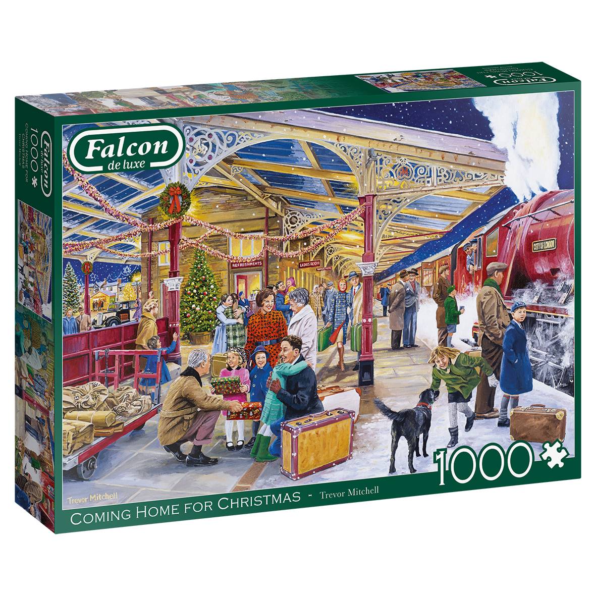 Zu Weihnachten nach Hause kommen 1000 Teile Puzzle