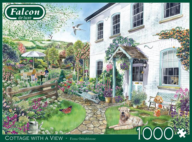 Ferienhaus mit Aussicht 1000 Teile Puzzle