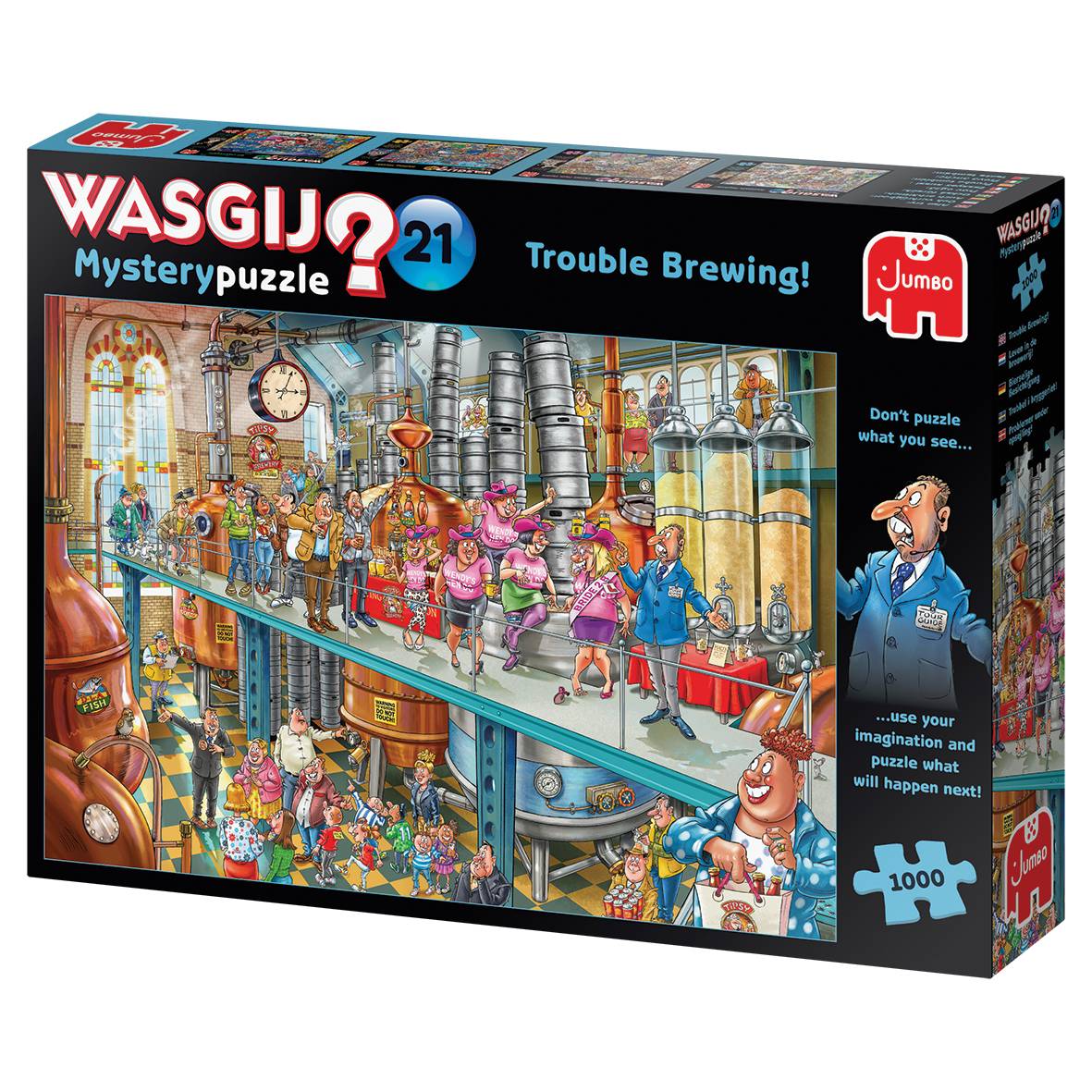 Wasgij Mystery 21 Bierselige Besichtigung 1000 Teile Puzzle