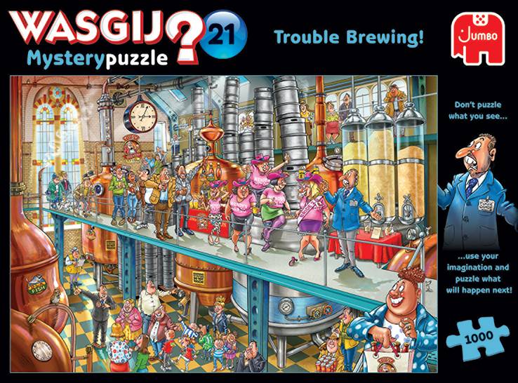 Jumbo 25006 Wasgij Mystery 21 Bierselige Besichtigung 1000 Teile Puzzle