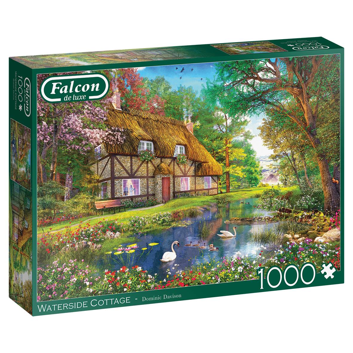 Falcon 11350 Dominic Davison Haus am Wasser 1000 Teile Puzzle