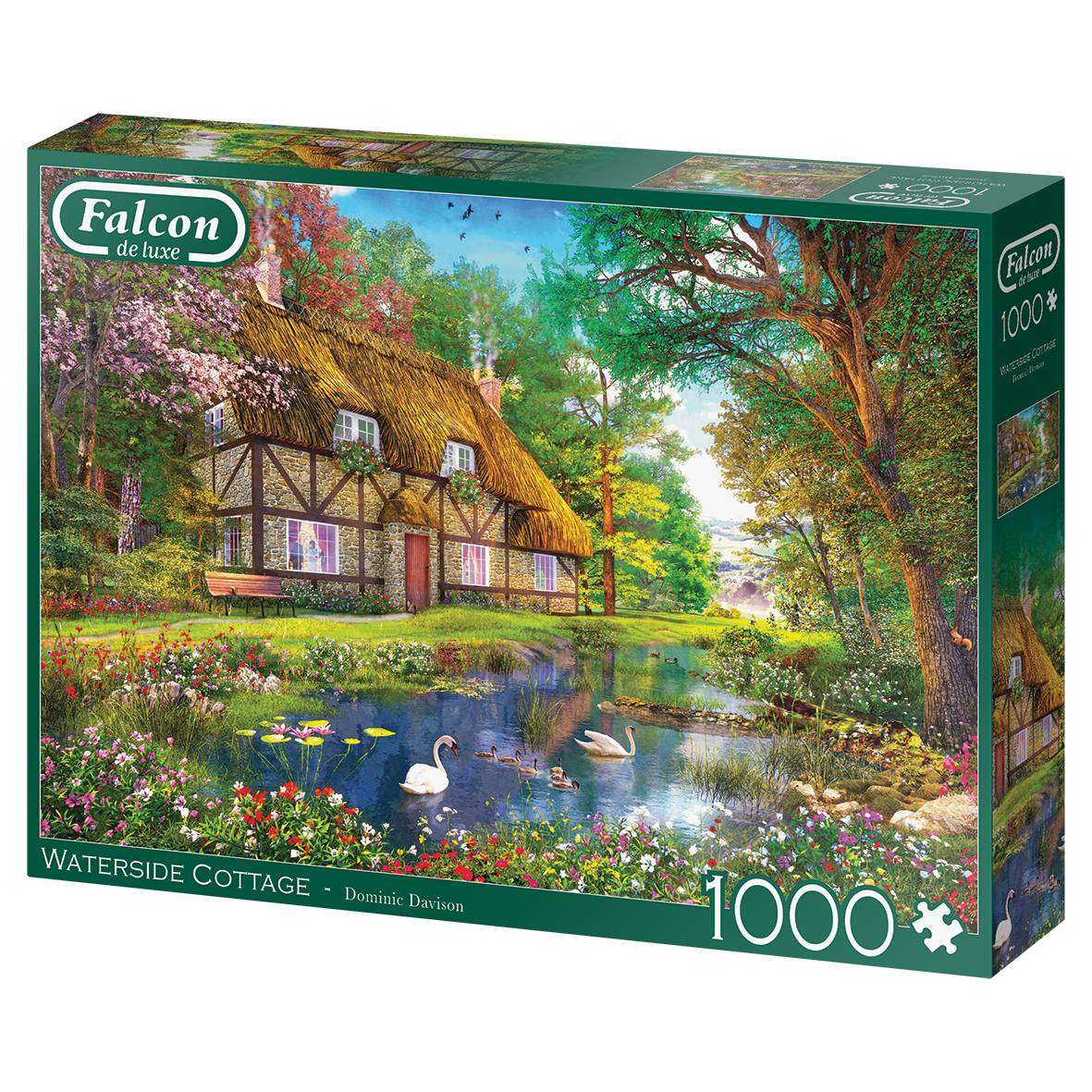 Falcon 11350 Dominic Davison Haus am Wasser 1000 Teile Puzzle