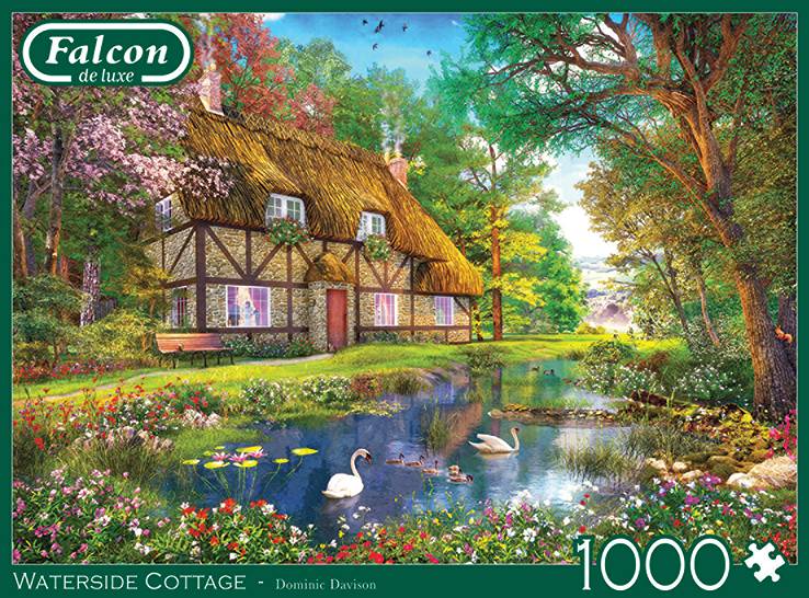Falcon 11350 Dominic Davison Haus am Wasser 1000 Teile Puzzle