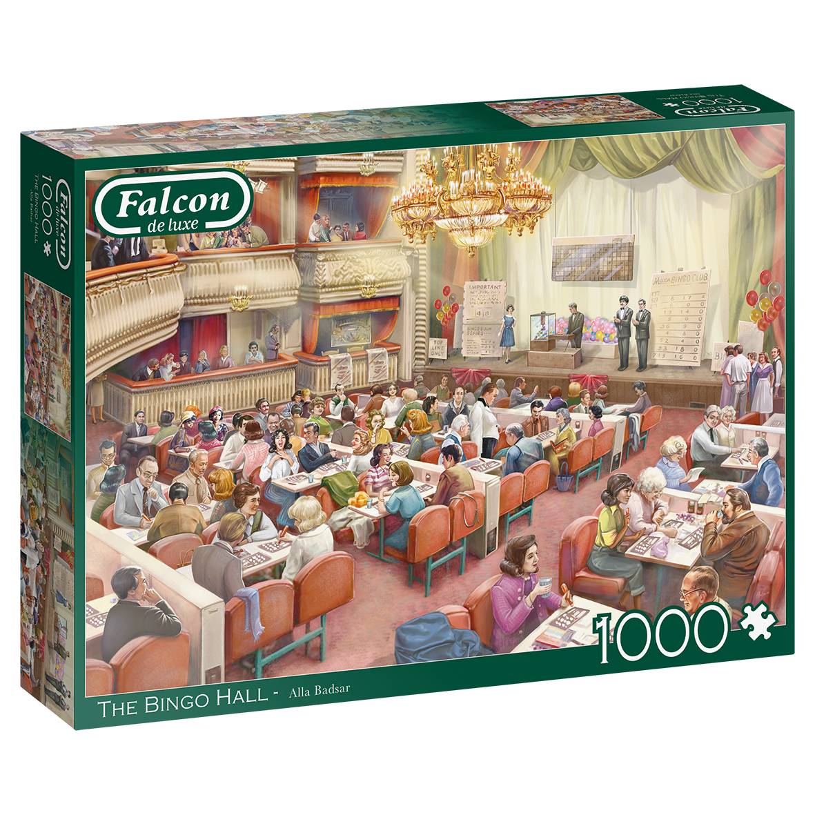 Falcon 11316 Alla Badsar Die Bingo Halle 1000 Teile Puzzle