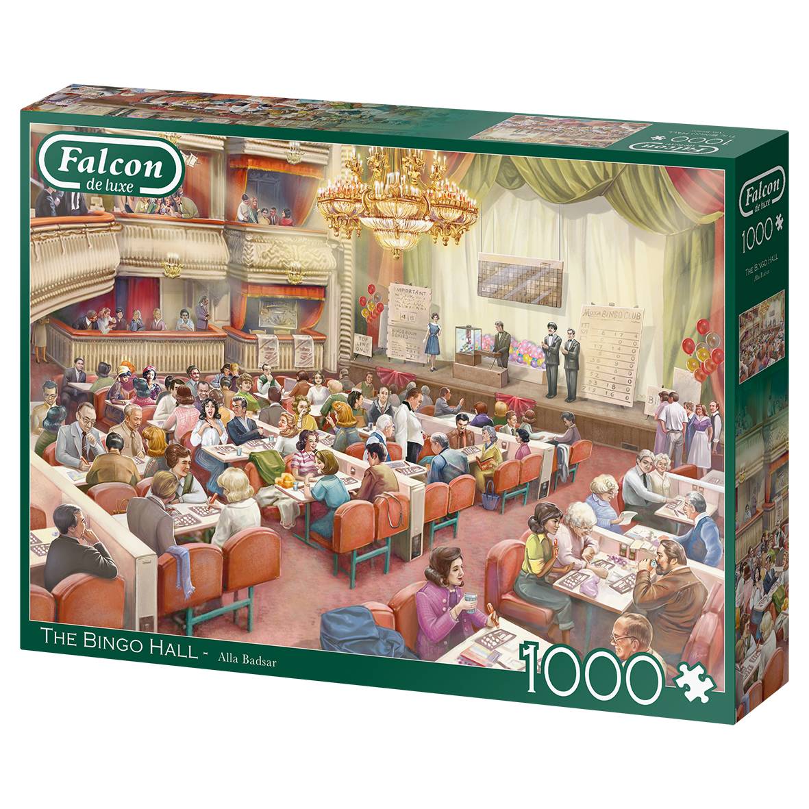 Falcon 11316 Alla Badsar Die Bingo Halle 1000 Teile Puzzle