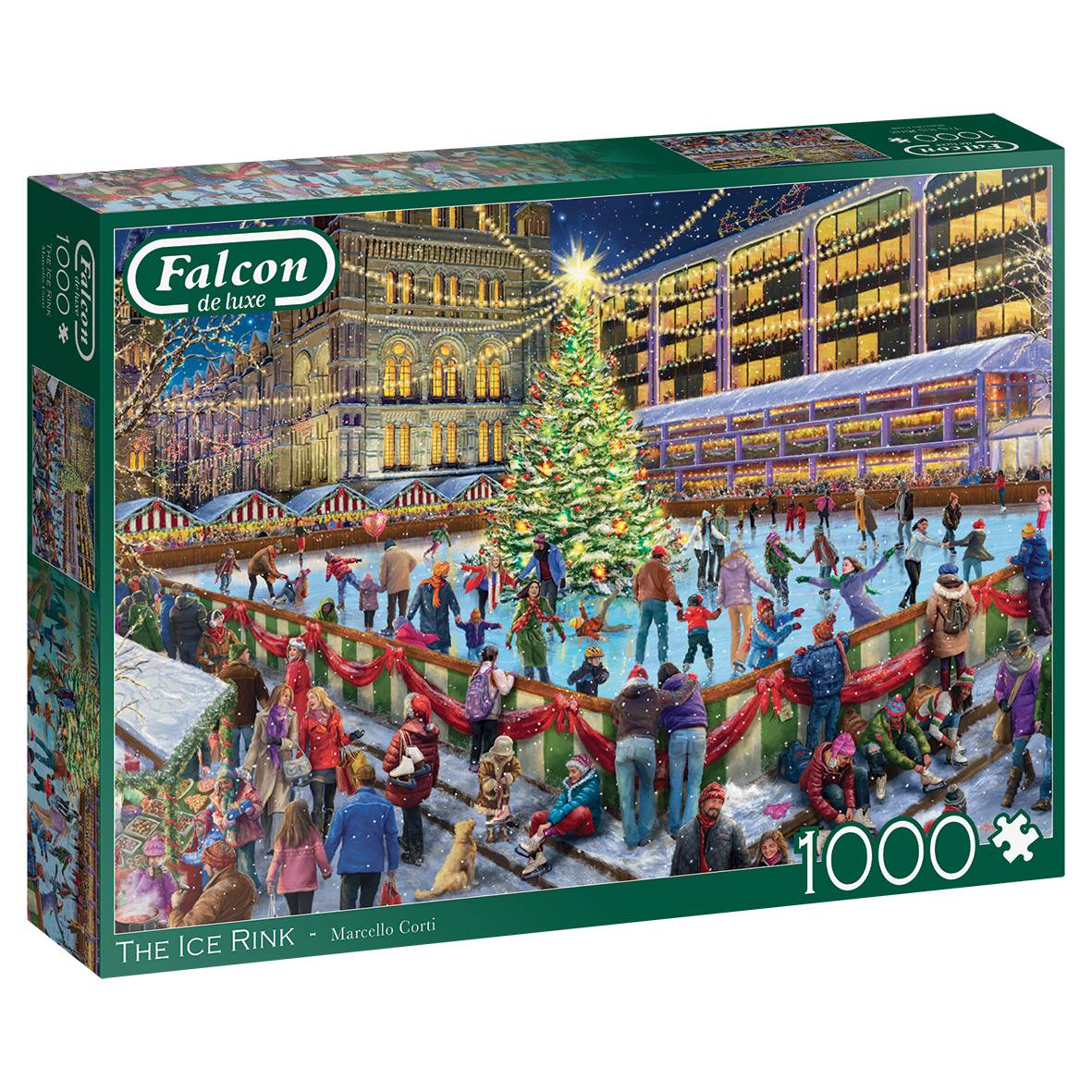 Falcon 11342 Marcello Corti Die Eisbahn 1000 Teile Puzzle
