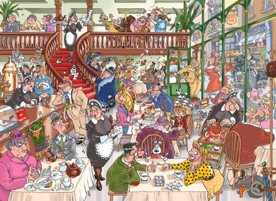 Jumbo 19157 Wasgij Destiny 18 Fast Food Rausch 1000 Teile Puzzle