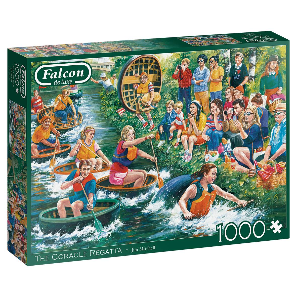 Jim Mitchell Die Coracle-Regatta 1000 Teile Puzzle