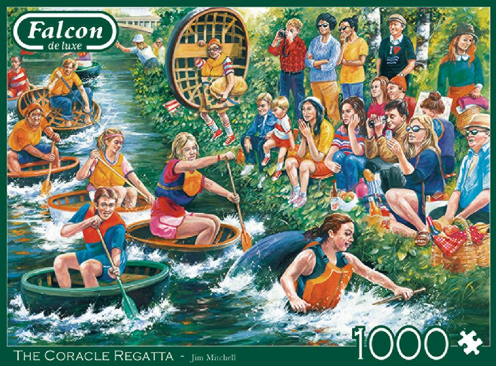 Jim Mitchell Die Coracle-Regatta 1000 Teile Puzzle