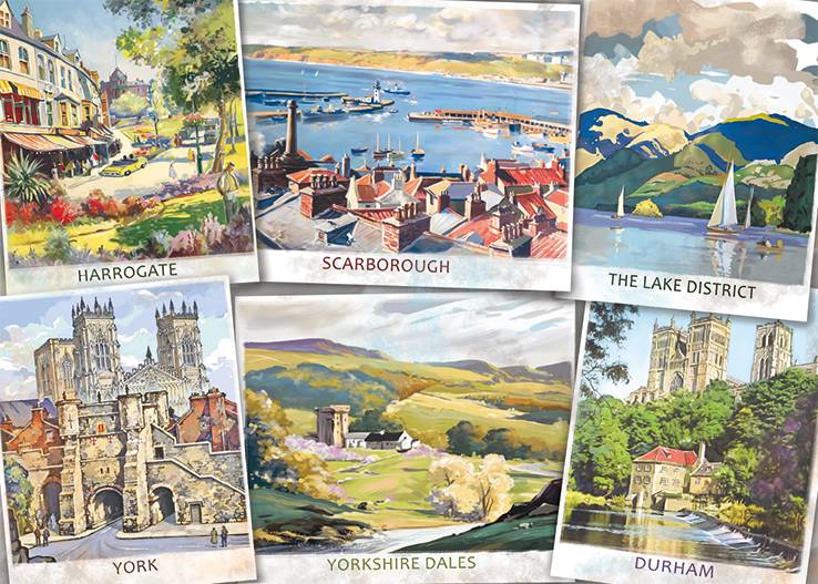 Alla Badsar Der schöne Norden 1000 Teile Puzzle