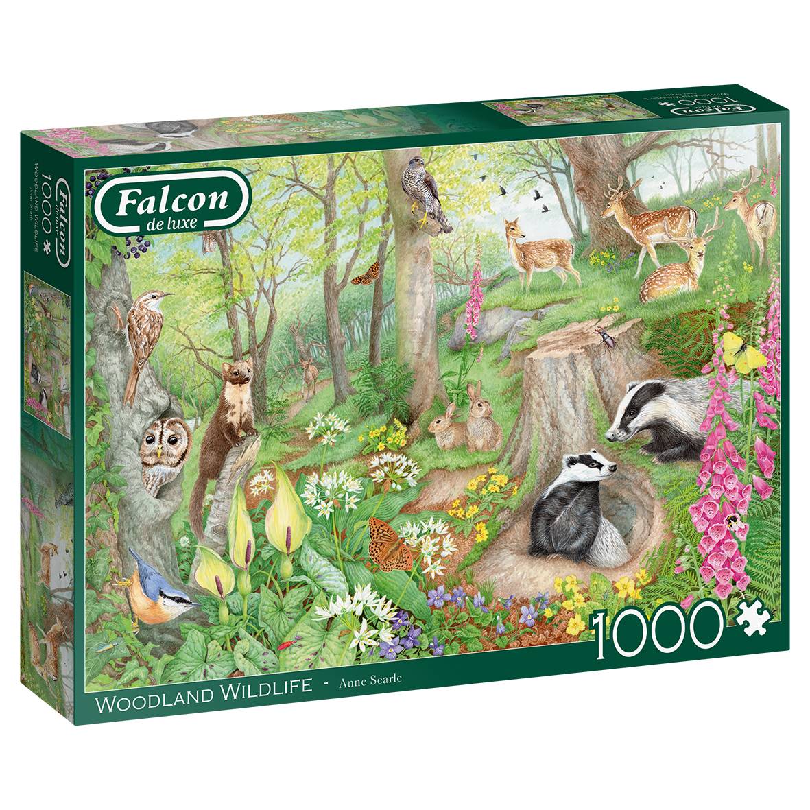 Anne Searle Tiere im Wald 1000 Teile Puzzle