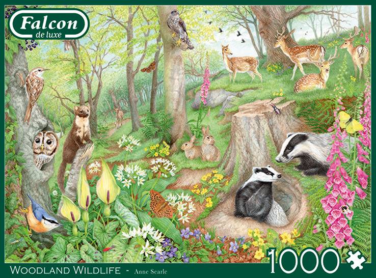 Anne Searle Tiere im Wald 1000 Teile Puzzle