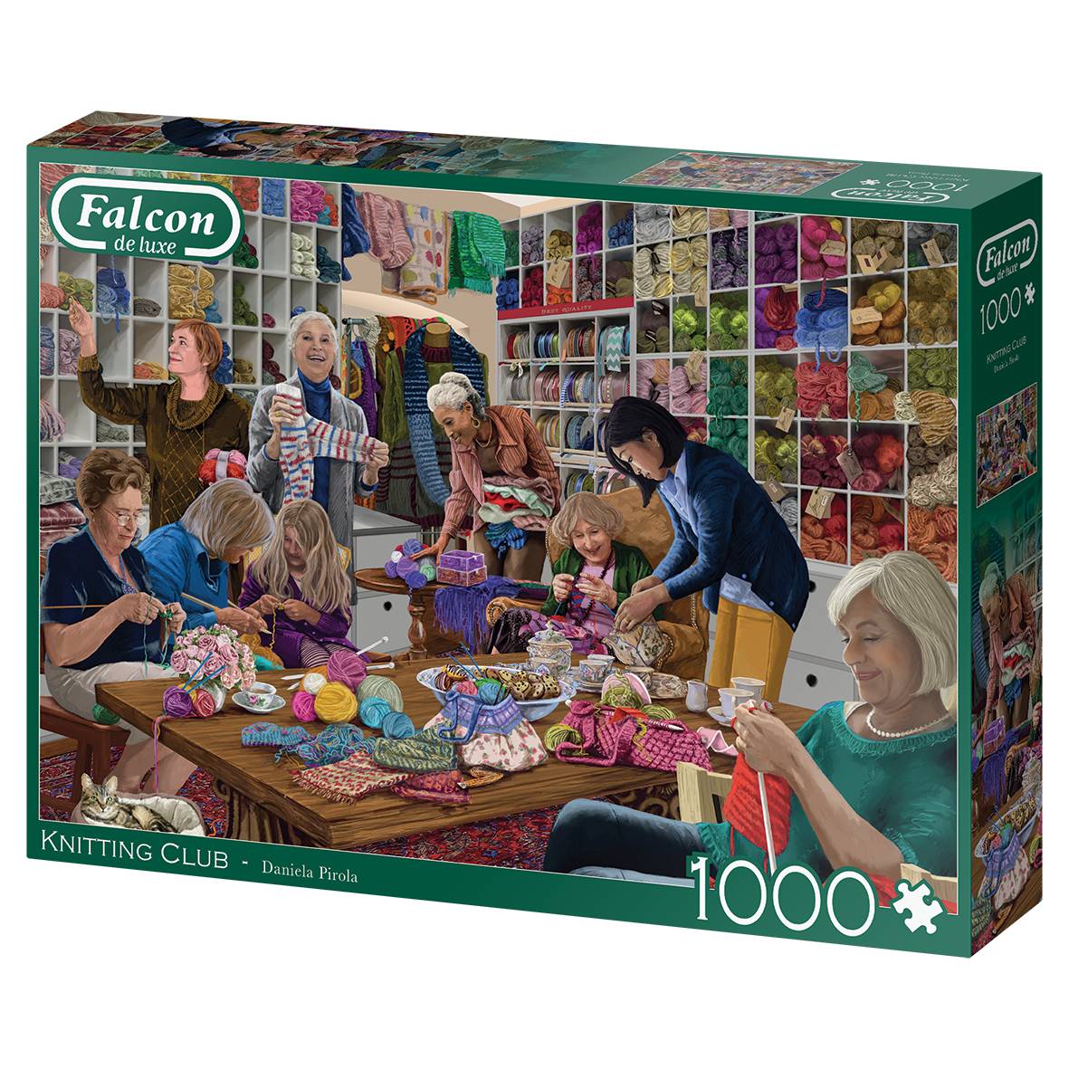 Falcon 11369 The Knitting Club 1000 Teile Puzzle