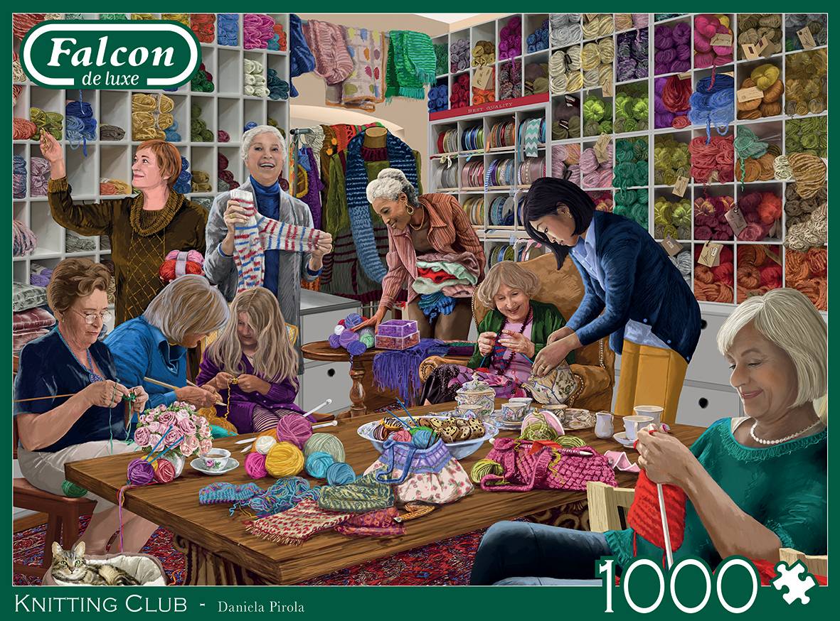 Falcon 11369 The Knitting Club 1000 Teile Puzzle